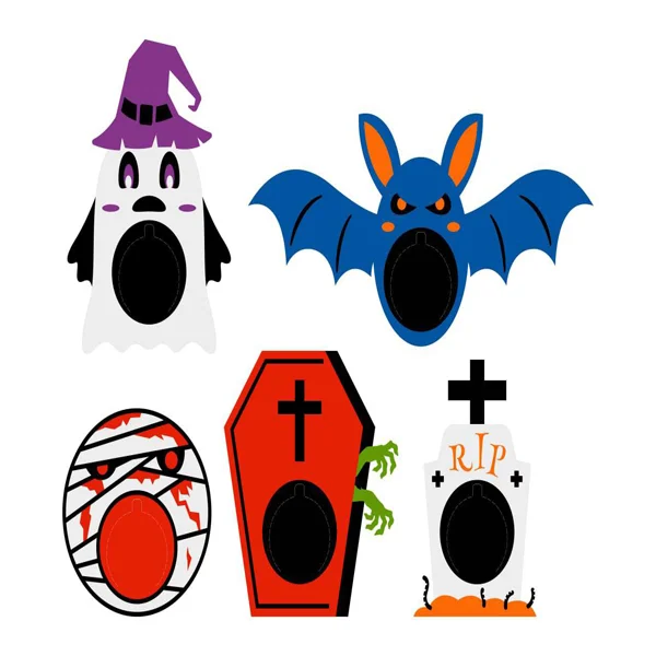 20 Halloween Candy Holders SVG Bundle