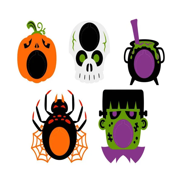 20 Halloween Candy Holders SVG Bundle