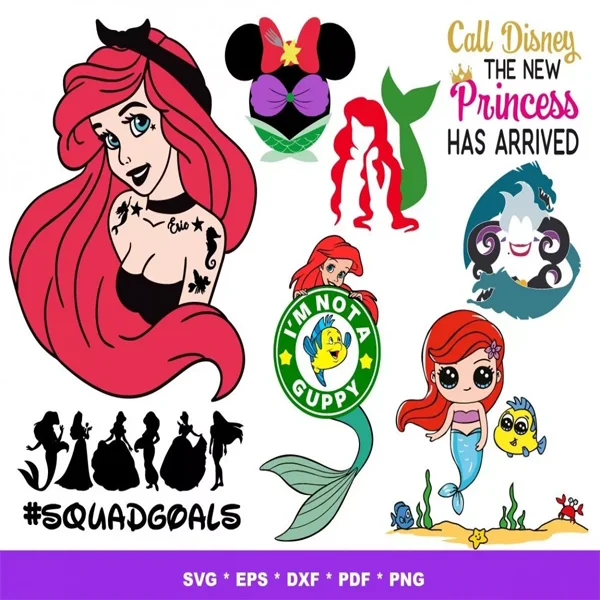 Ariel SVG Bundle