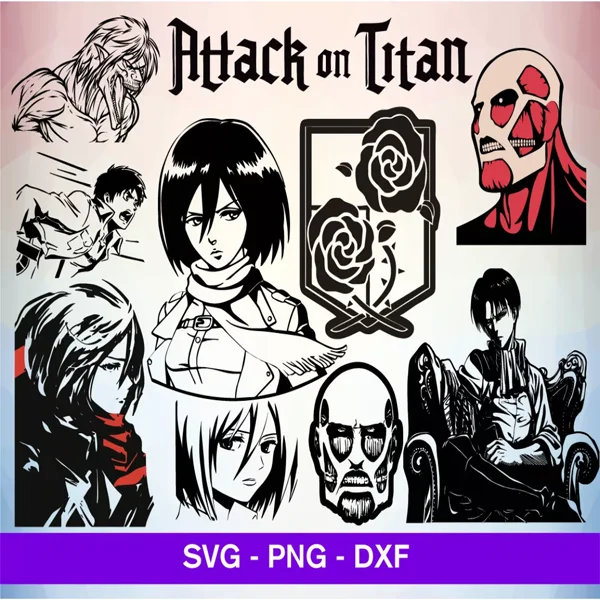 Attack on Titan SVG Bundle