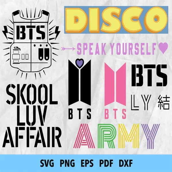 BTS SVG Bundle