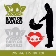 Baby Yoda SVG Bundle 600+