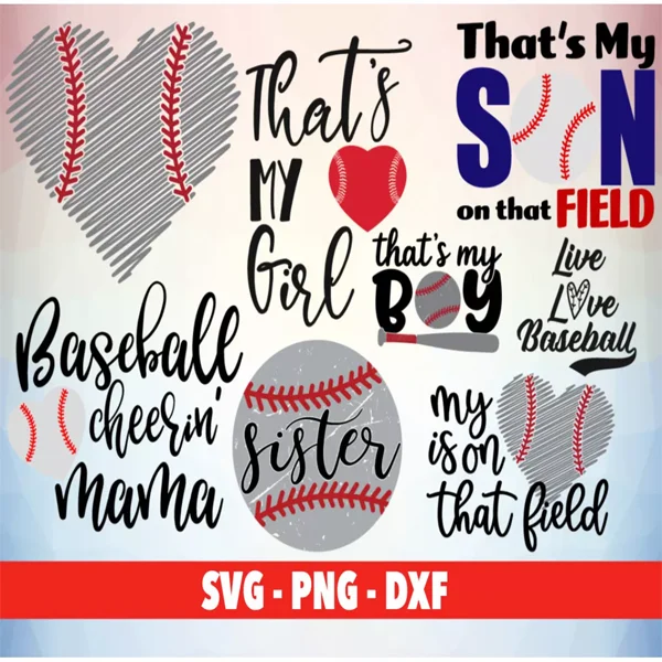 Baseball Mom SVG Bundle