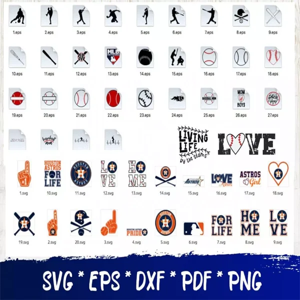 Baseball SVG Bundle