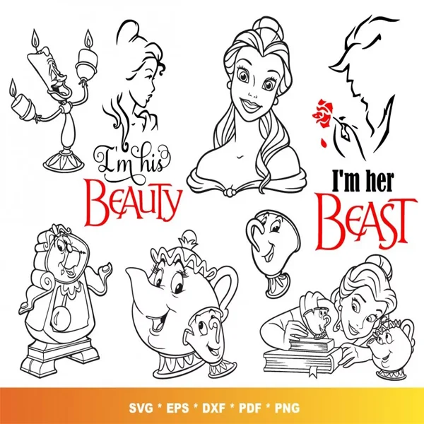 Belle SVG Bundle