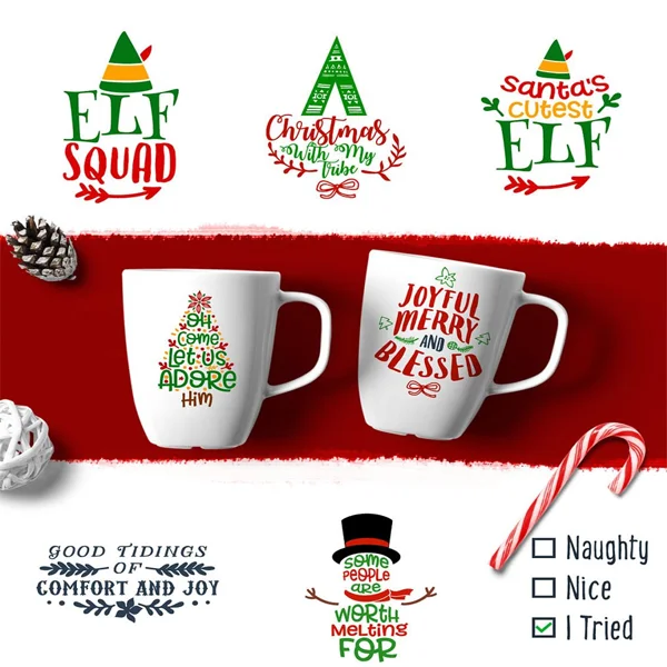 CHRISTMAS SVG Bundle, CHRISTMAS Clipart, Christmas Svg Files For Cricut, Christmas Svg Cut Files