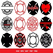 Firefighter SVG Bundle