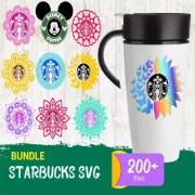 Starbucks Mandala SVG Bundle 200+