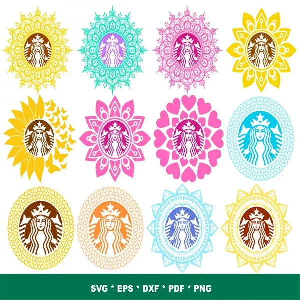 Starbucks Mandala SVG Bundle 200+