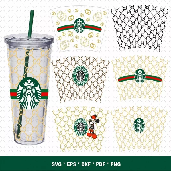 Starbucks Wrap Luxury SVG 270+