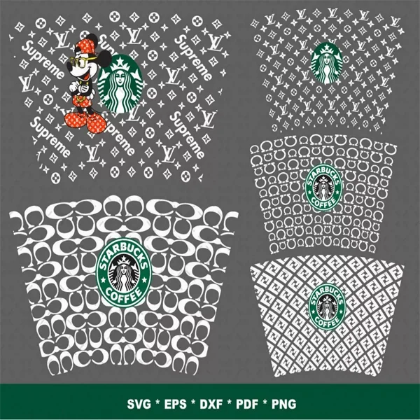 Starbucks Wrap Luxury SVG 270+