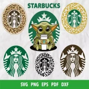 Starbucks Wrap SVG Bundle 400+