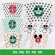 Starbucks Wrap SVG Bundle 400+