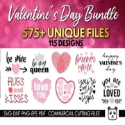 Valentine’s Day SVG Bundle