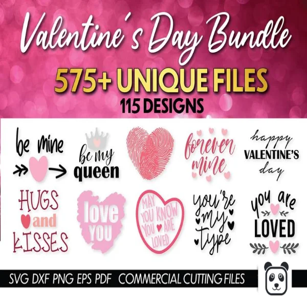 Valentine’s Day SVG Bundle